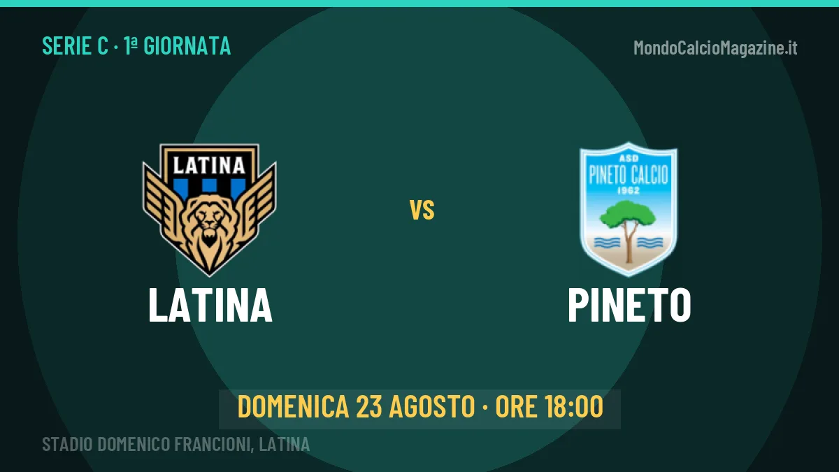 Latina-Pineto: pronostico, quote e dove vedere il match in diretta
