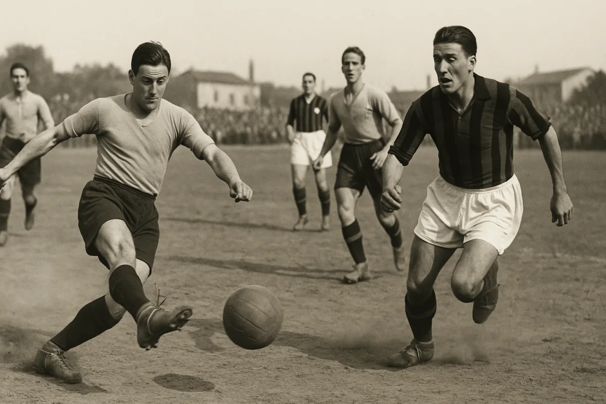 Chi ha segnato il primo gol in un derby italiano? Un aneddoto che rischia di perdersi nel tempo