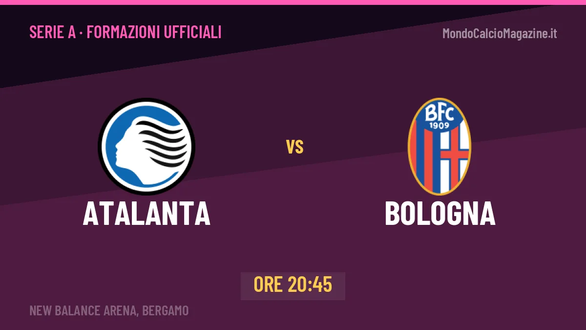 Atalanta-Bologna: probabili formazioni, formazioni ufficiali e diretta