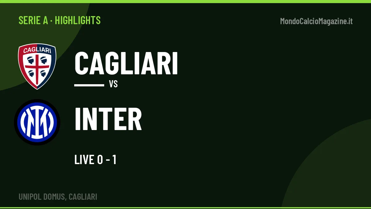 Highlights Serie A: Cagliari-Inter in video