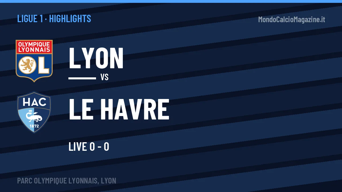 Highlights Lyon-Le Havre: gol e sintesi della partita
