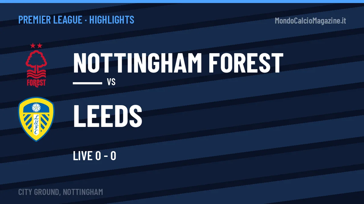 Highlights Premier League: Nottingham Forest-Leeds in video