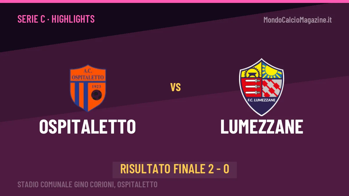 Ospitaletto-Lumezzane, sintesi e gol: gli highlights di Serie C