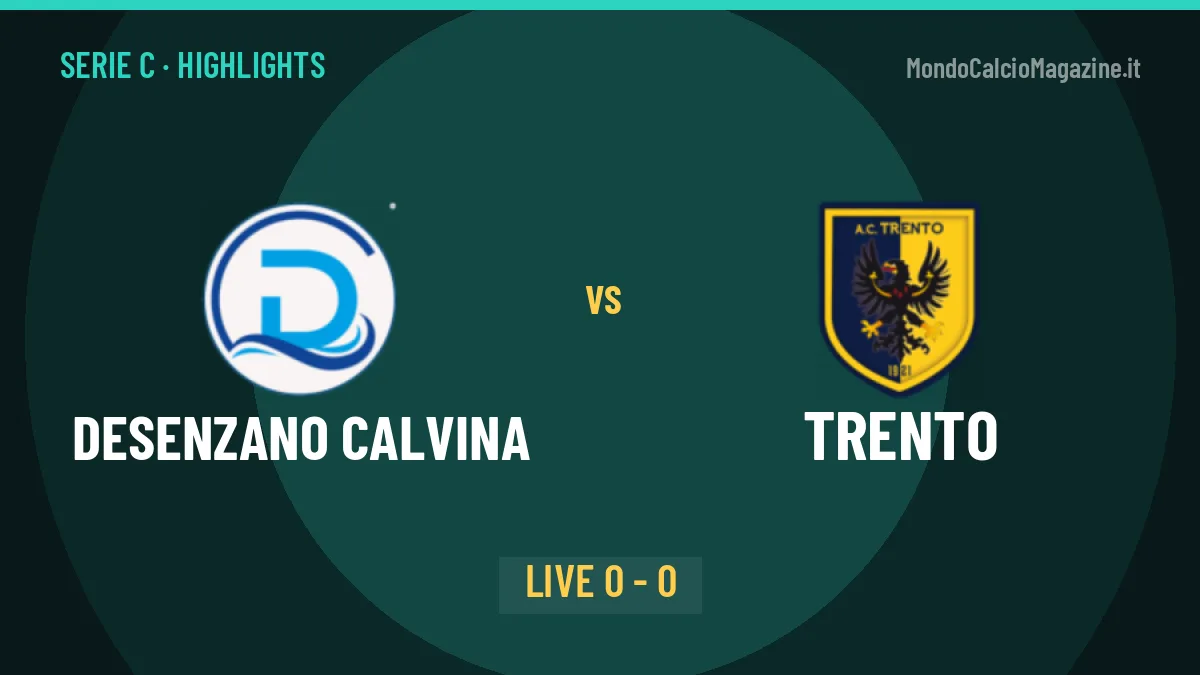 Desenzano Calvina-Trento: il video degli highlights e il tabellino