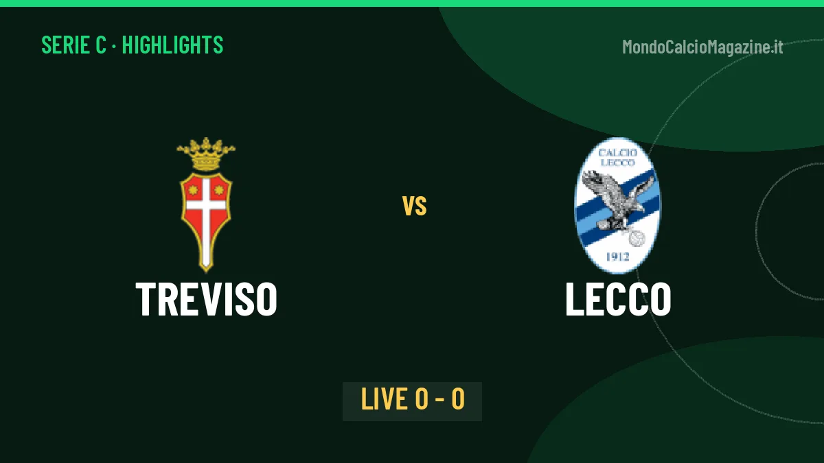 Treviso-Lecco, sintesi e gol: gli highlights di Serie C