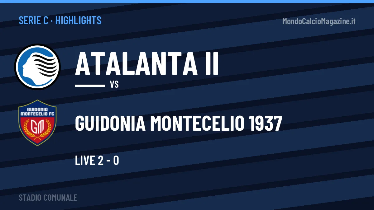 Rivedi Atalanta II-Guidonia Montecelio 1937: highlights, gol e momenti chiave della partita