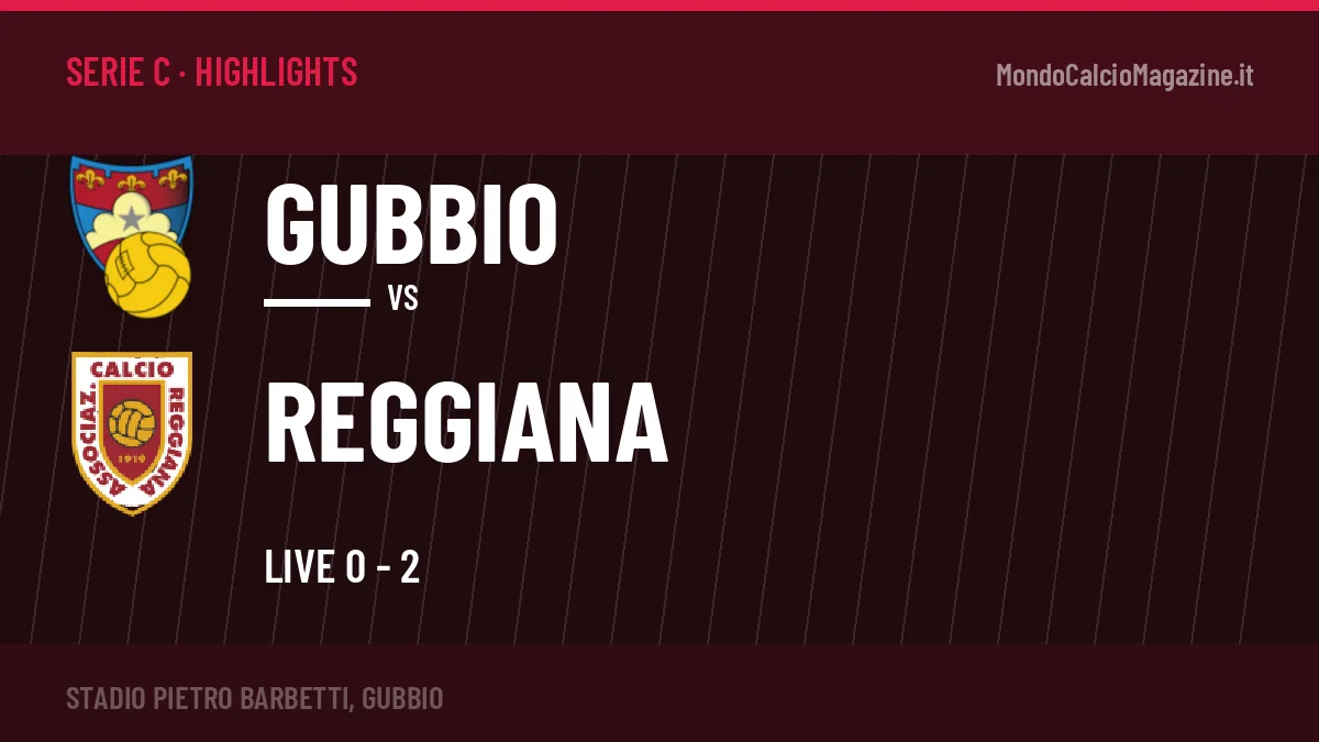 Highlights Serie C: Gubbio-Reggiana in video