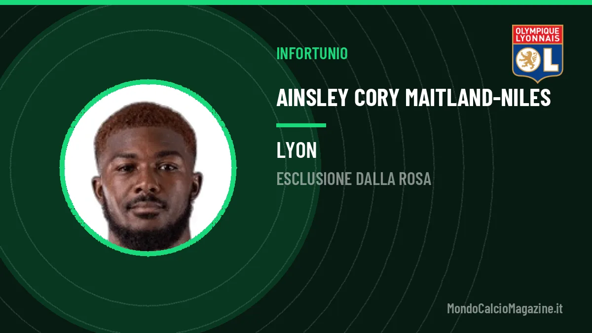 Maitland-Niles si ferma: esclusione dalla rosa per il centrocampista del Lyon