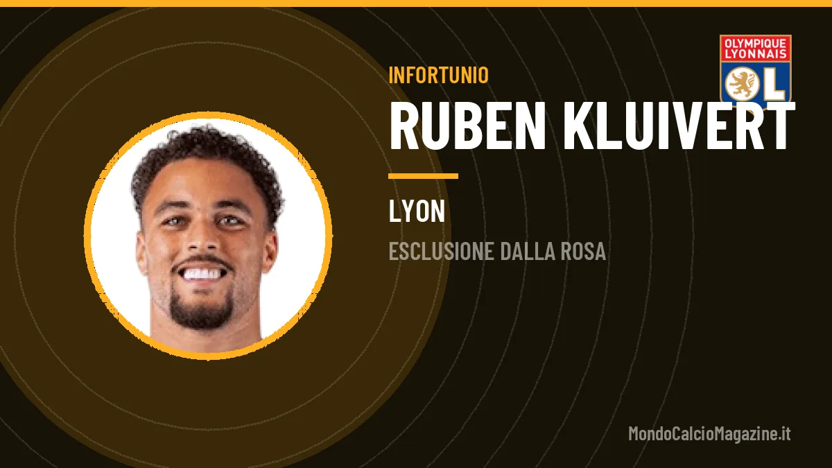 Kluivert out: quante partite salta e cosa cambia per il Lyon