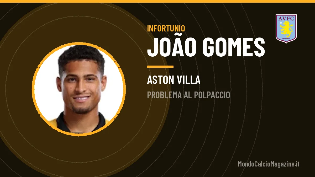 Aston Villa in emergenza: anche Gomes fuori per infortunio