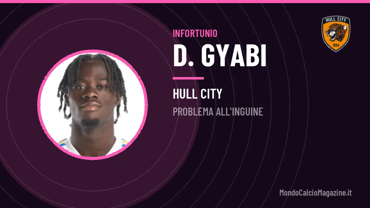 Infortunio Gyabi, il Hull City perde il suo centrocampista