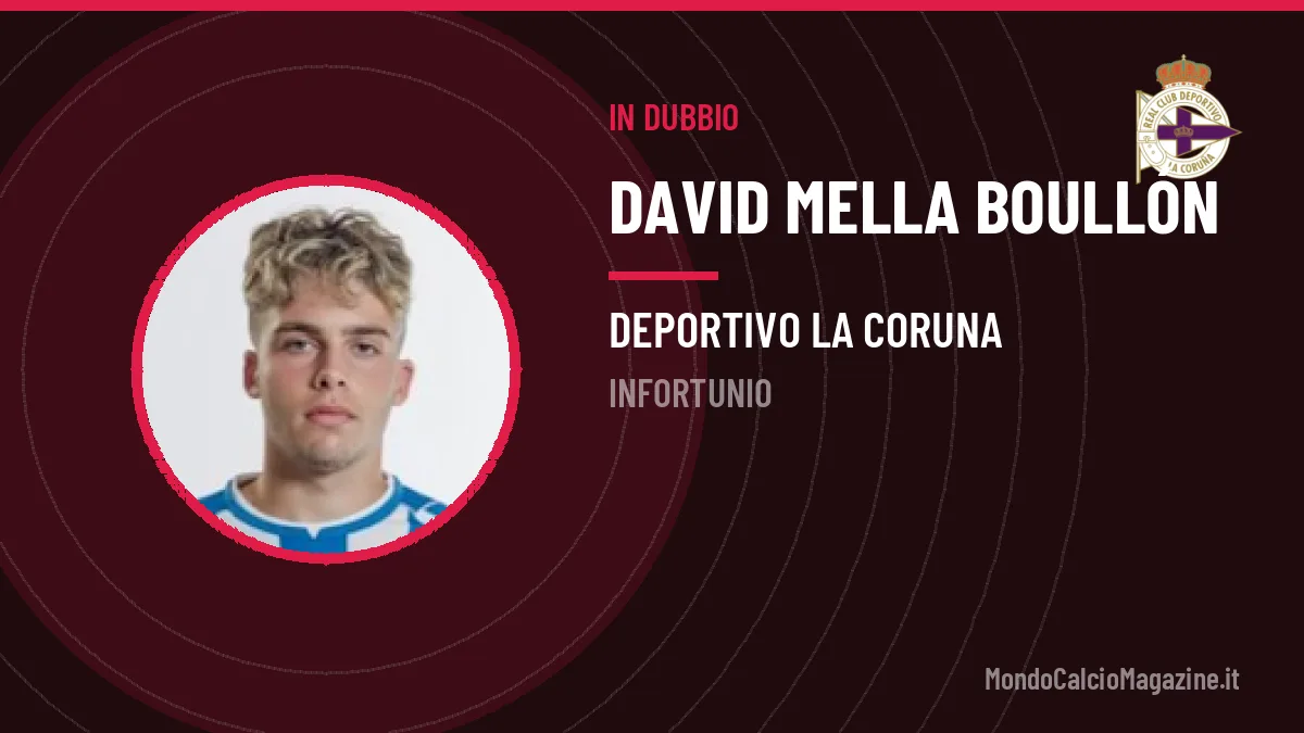 David Mella in dubbio: le ultime sulle sue condizioni