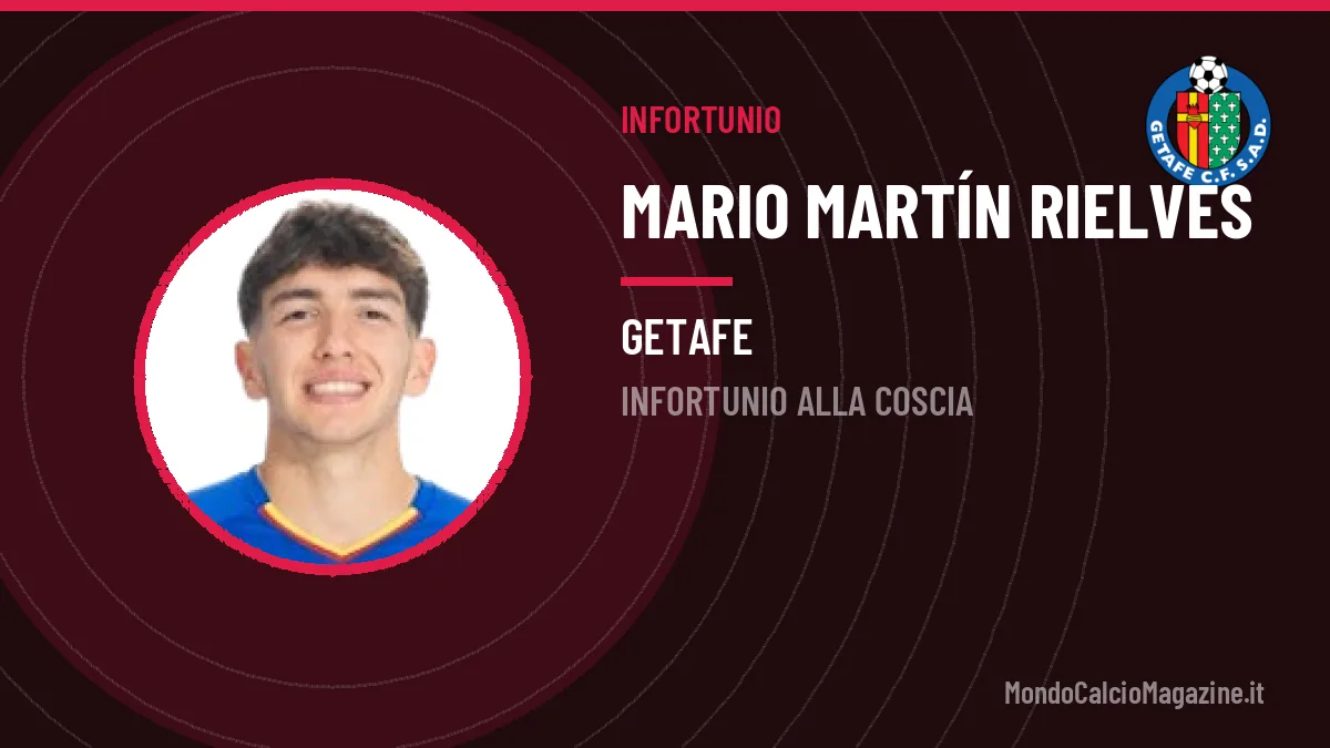 Mario Martín ko: infortunio alla coscia, ecco quando può tornare