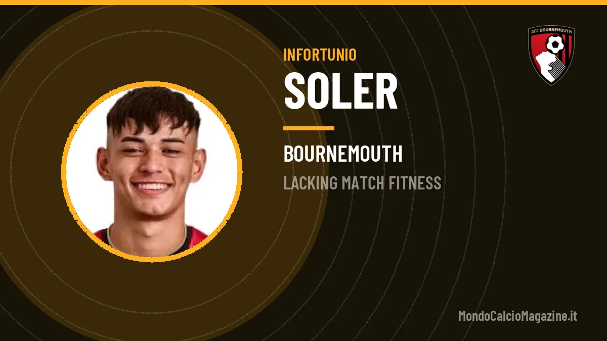 Soler out: quante partite salta e cosa cambia per il Bournemouth