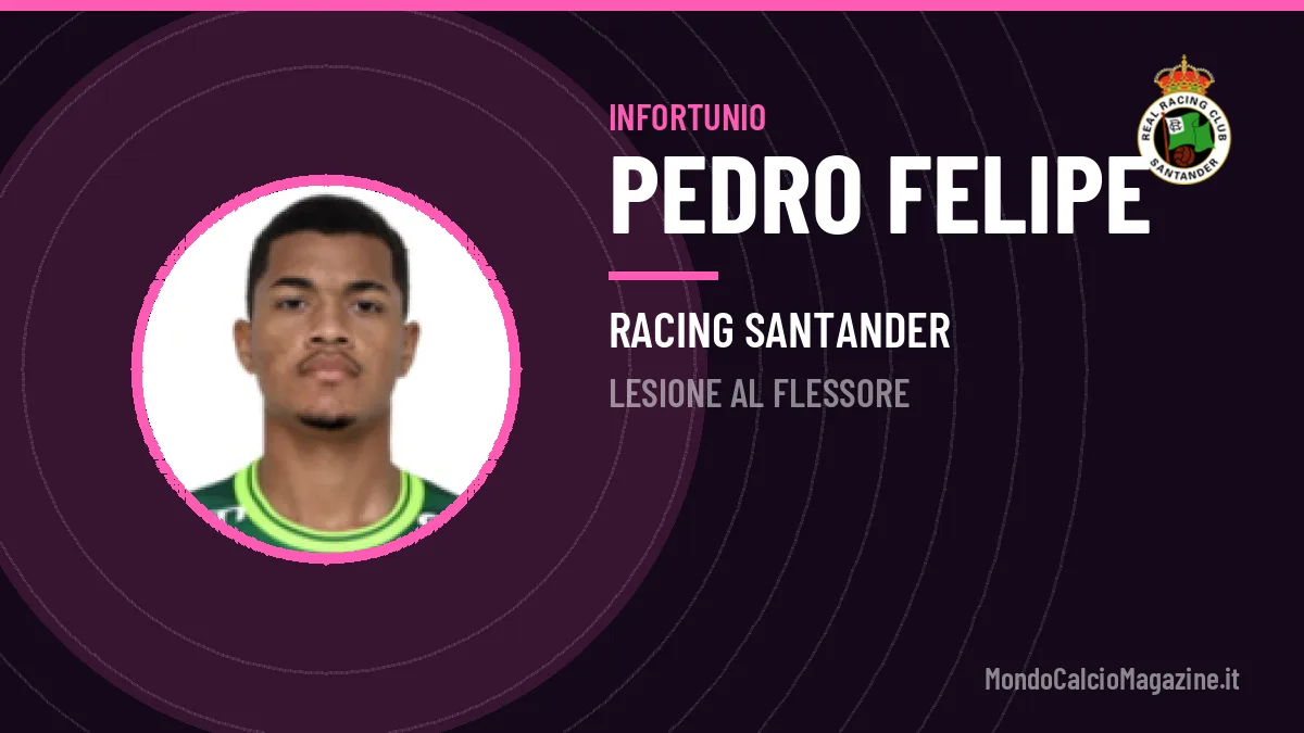 Pedro Felipe salta la prossima: il motivo e i tempi di recupero
