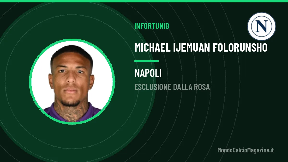 Folorunsho si ferma: esclusione dalla rosa per il centrocampista del Napoli