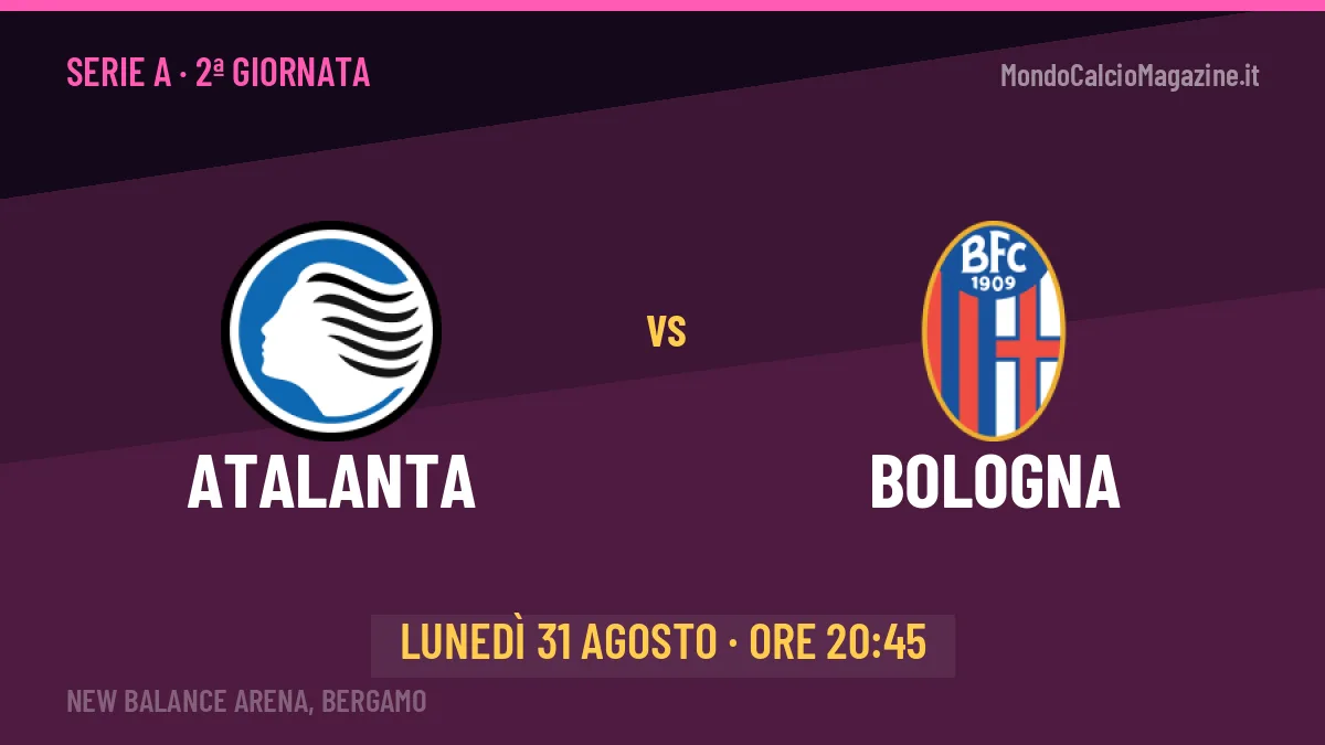 Atalanta-Bologna, Serie A: probabili formazioni, quote e dove vedere la partita in TV e streaming