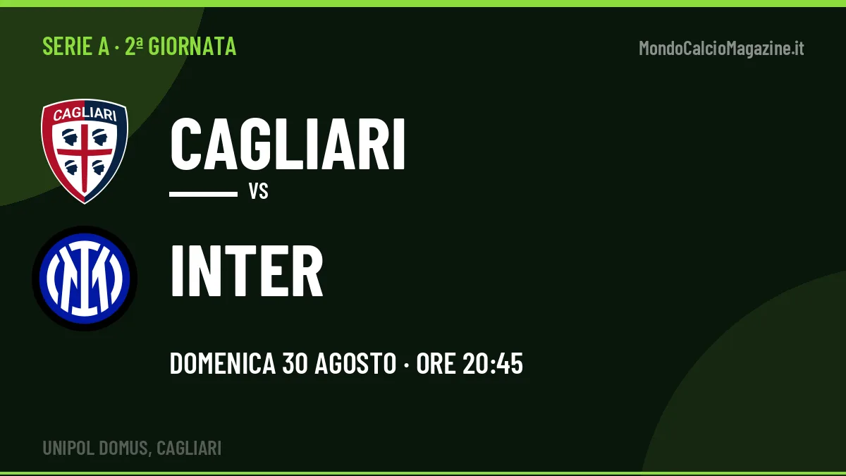 Cagliari-Inter, Serie A: probabili formazioni, quote e dove vedere la partita in TV e streaming