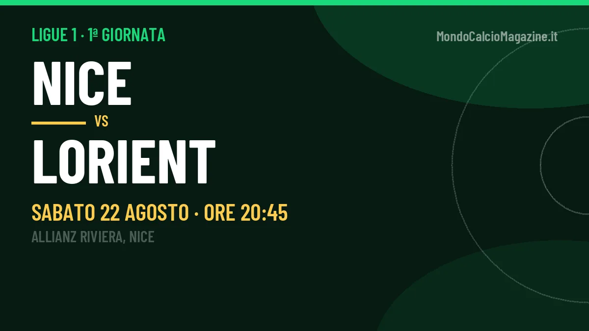 Probabili formazioni Nice Lorient: chi gioca, quote e pronostico