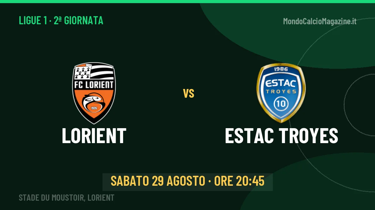 Lorient Estac Troyes in streaming: dove vedere la partita, orario e probabili formazioni