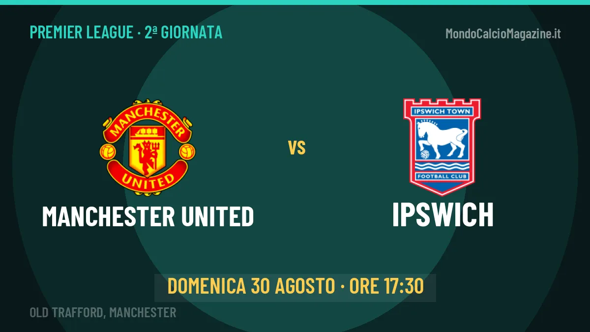 Manchester United-Ipswich: pronostico, quote e dove vedere il match in diretta