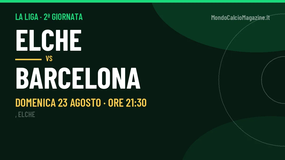 Pronostico Elche Barcelona: quote, precedenti e come arrivano le due squadre