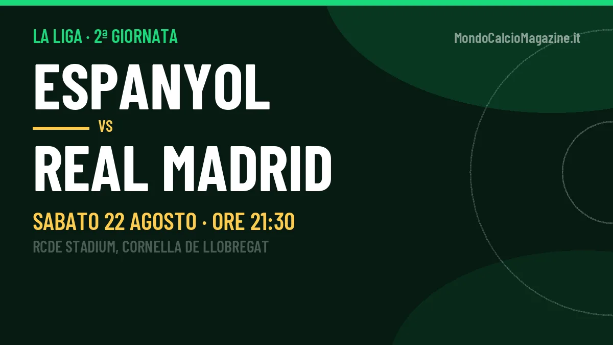 Espanyol-Real Madrid: pronostico, quote e dove vedere il match in diretta