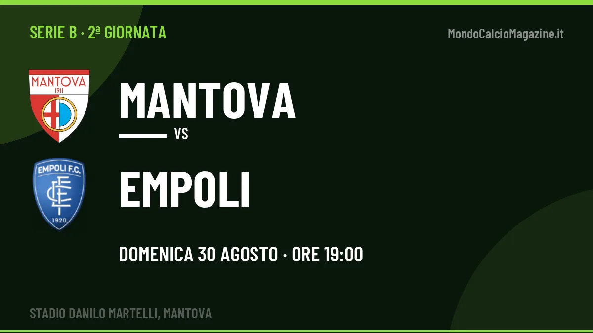 Probabili formazioni Mantova Empoli: chi gioca, quote e pronostico