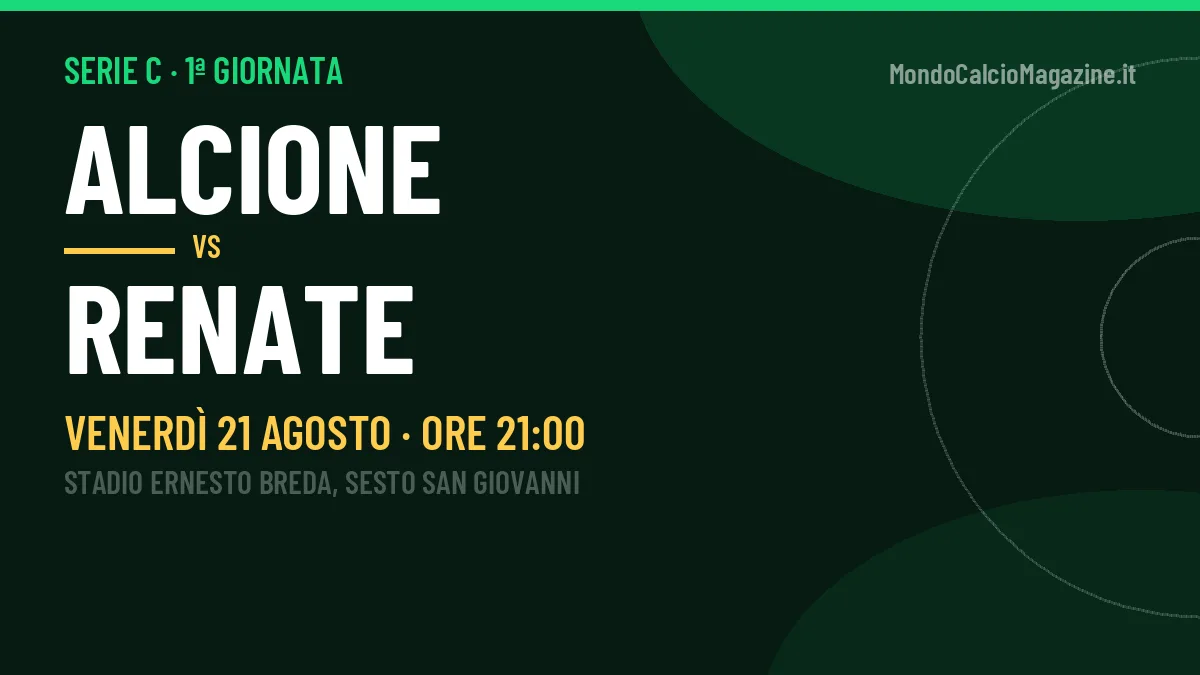 Alcione-Renate, Serie C: probabili formazioni, quote e dove vedere la partita in TV e streaming