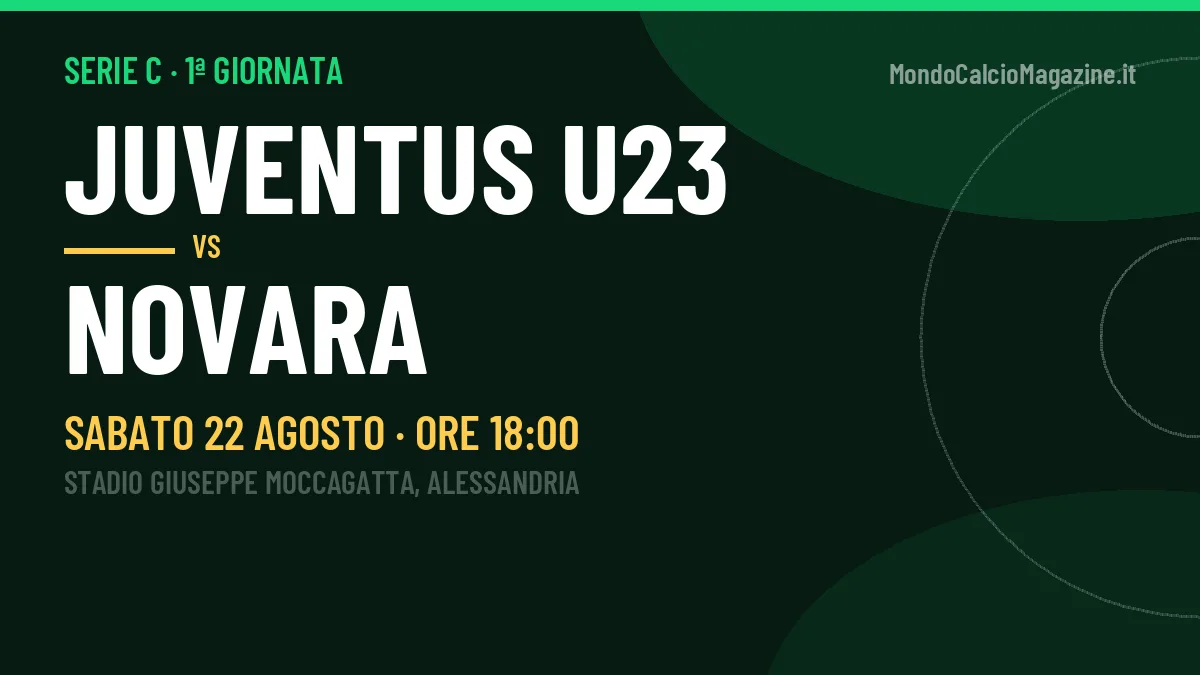Juventus U23-Novara: pronostico, quote e dove vedere il match in diretta