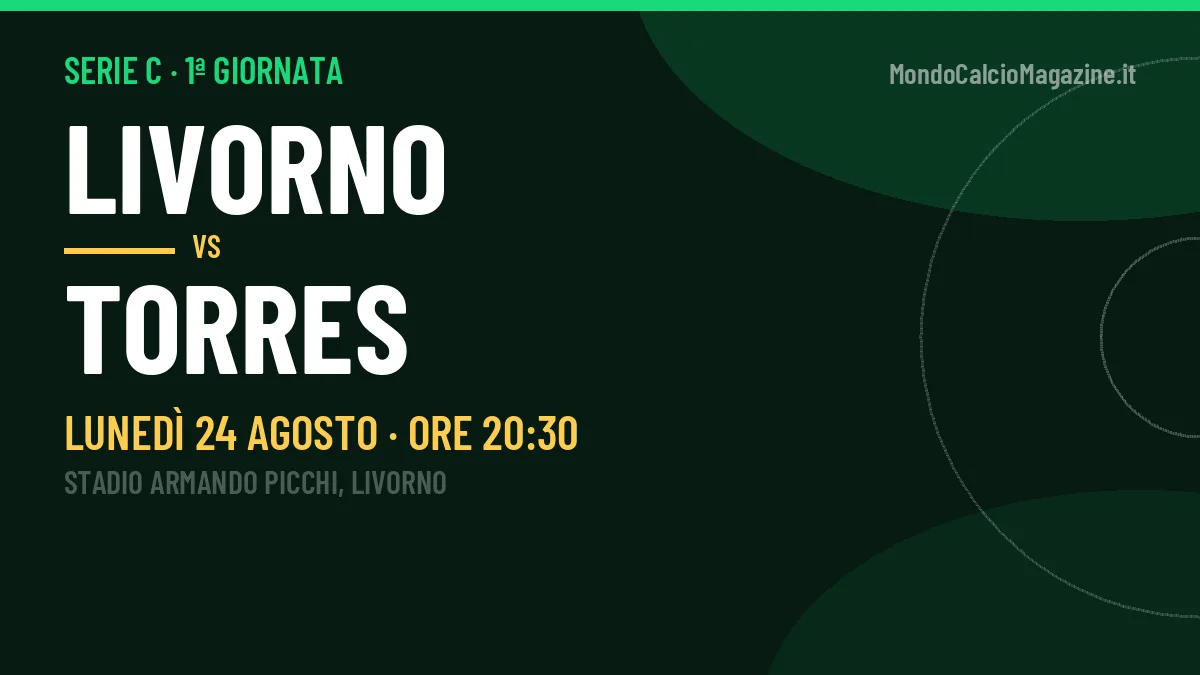 Quote Livorno Torres e pronostico: cosa dicono i bookmaker e dove vederla