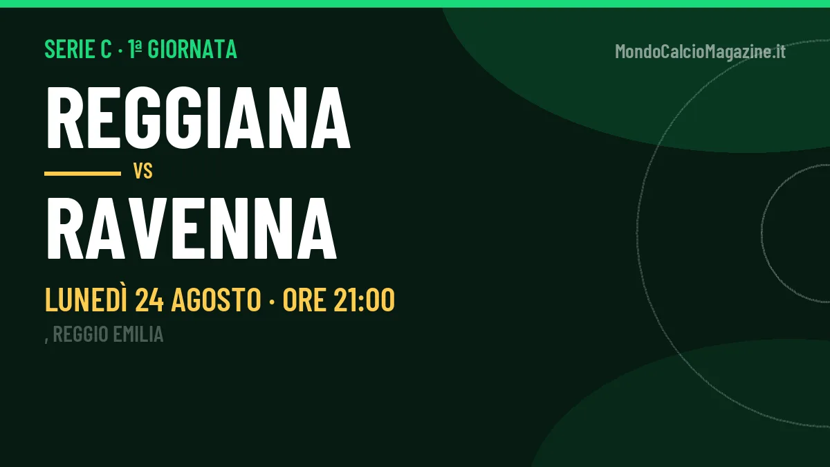 Reggiana-Ravenna in TV: a che ora si gioca, dove vederla e probabili formazioni