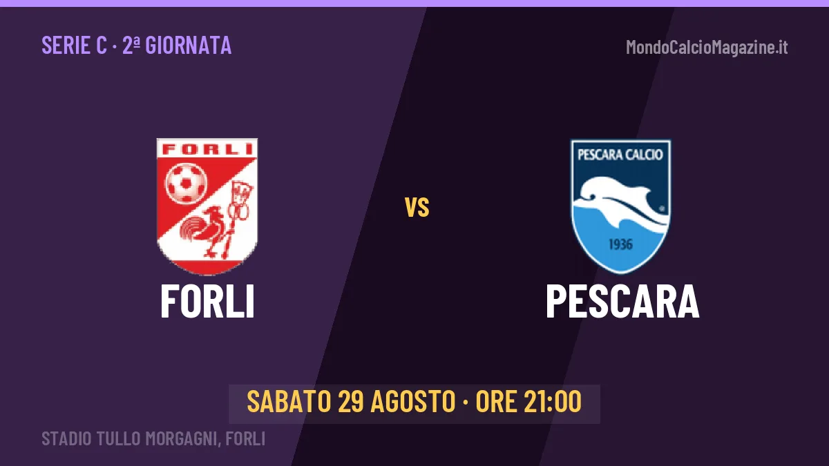Probabili formazioni Forli Pescara: chi gioca, quote e pronostico
