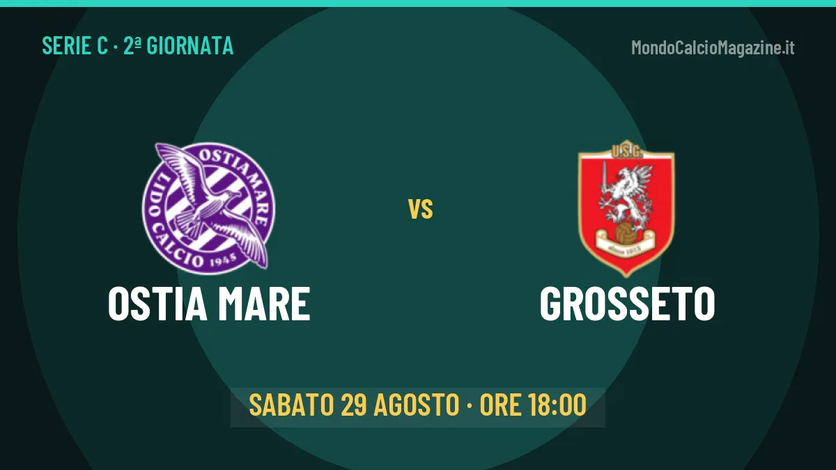 Ostia Mare-Grosseto in TV: a che ora si gioca, dove vederla e probabili formazioni