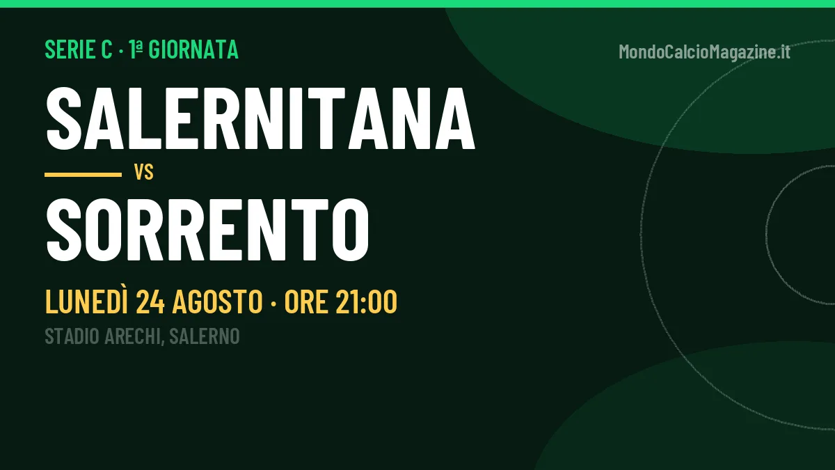 Quote Salernitana Sorrento e pronostico: cosa dicono i bookmaker e dove vederla