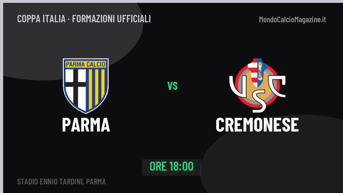 Parma-Cremonese: le formazioni ufficiali e dove vedere la partita