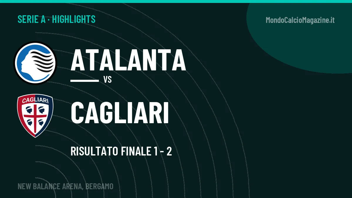 Gol e highlights di Atalanta-Cagliari 1-2: guarda la sintesi