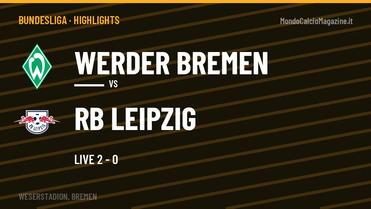 Highlights Bundesliga: Werder Bremen-RB Leipzig in video