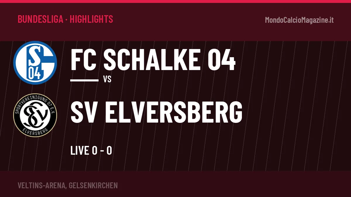 Gol e highlights di FC Schalke 04-SV Elversberg: guarda la sintesi