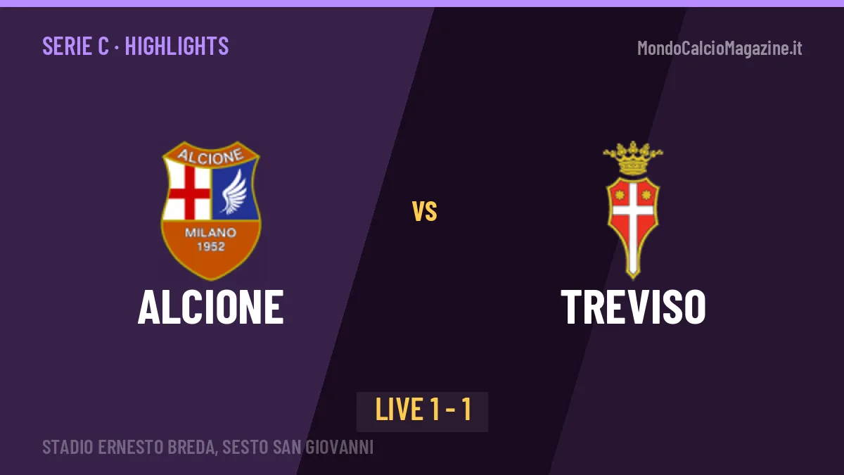 Alcione-Treviso: highlights, video, azioni e gol del match
