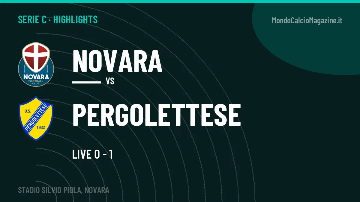 Video Novara-Pergolettese: highlights e gol della partita di Serie C