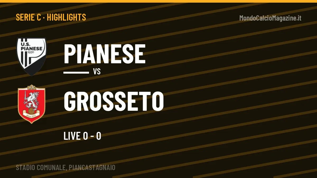 Rivedi Pianese-Grosseto: highlights, gol e momenti chiave della partita