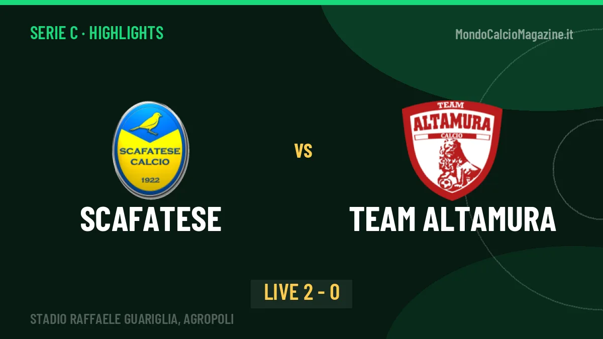 Scafatese-Team Altamura: il video degli highlights e il tabellino