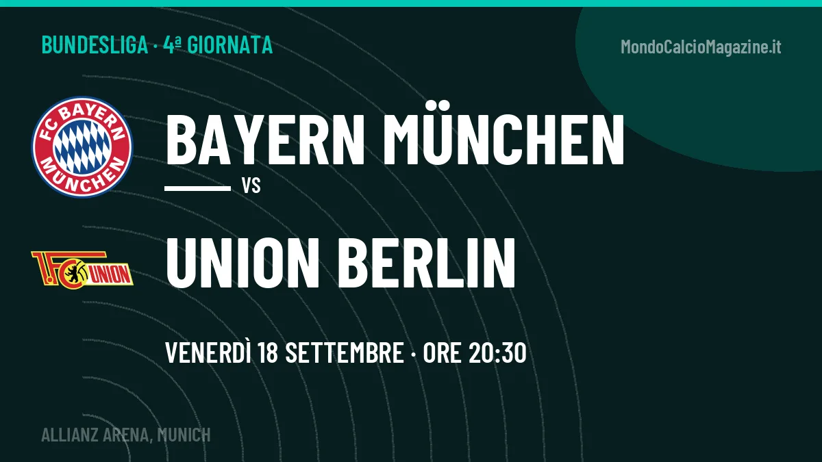 Quote Bayern München Union Berlin e pronostico: cosa dicono i bookmaker e dove vederla