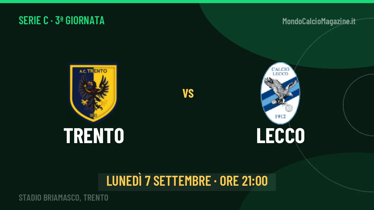 Quote Trento Lecco e pronostico: cosa dicono i bookmaker e dove vederla