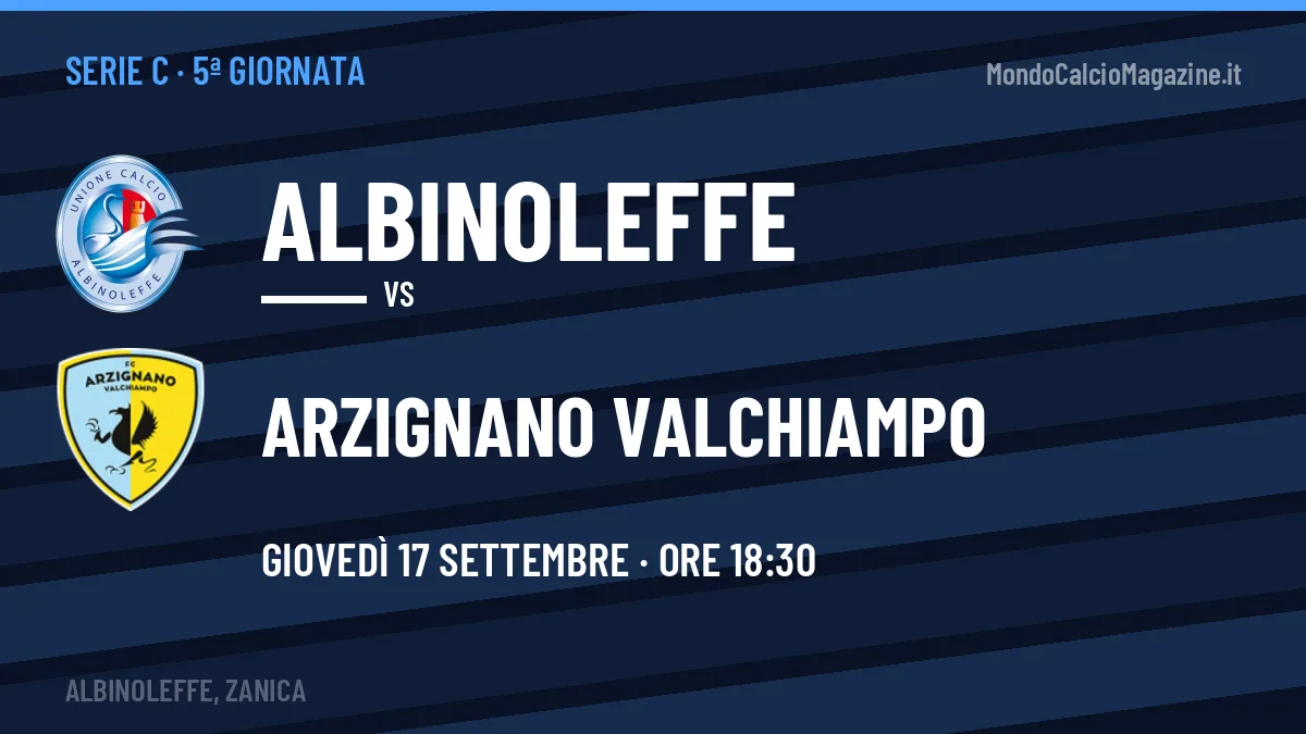 Quote Albinoleffe Arzignano Valchiampo e pronostico: cosa dicono i bookmaker e dove vederla