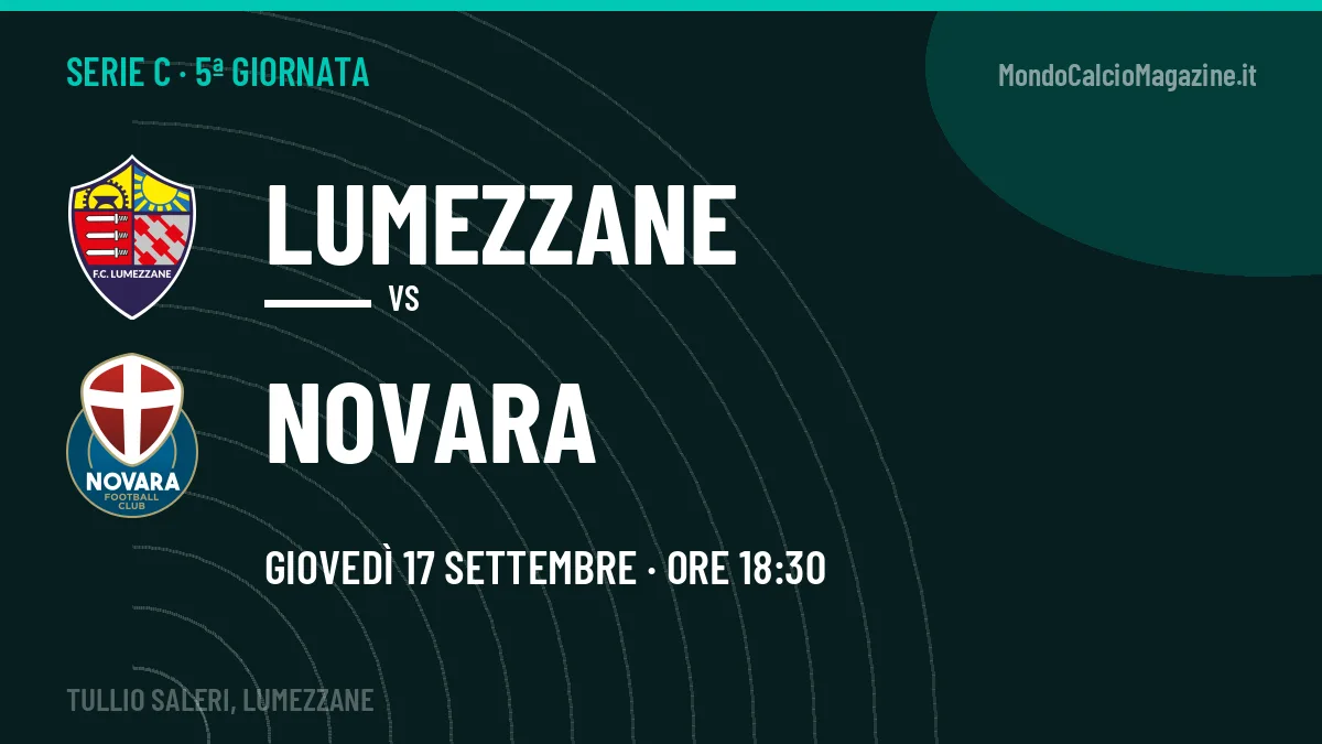 Pronostico Lumezzane Novara: quote, precedenti e come arrivano le due squadre