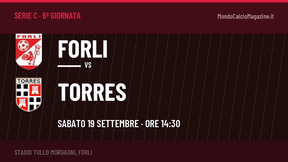 Quote Forli Torres e pronostico: cosa dicono i bookmaker e dove vederla