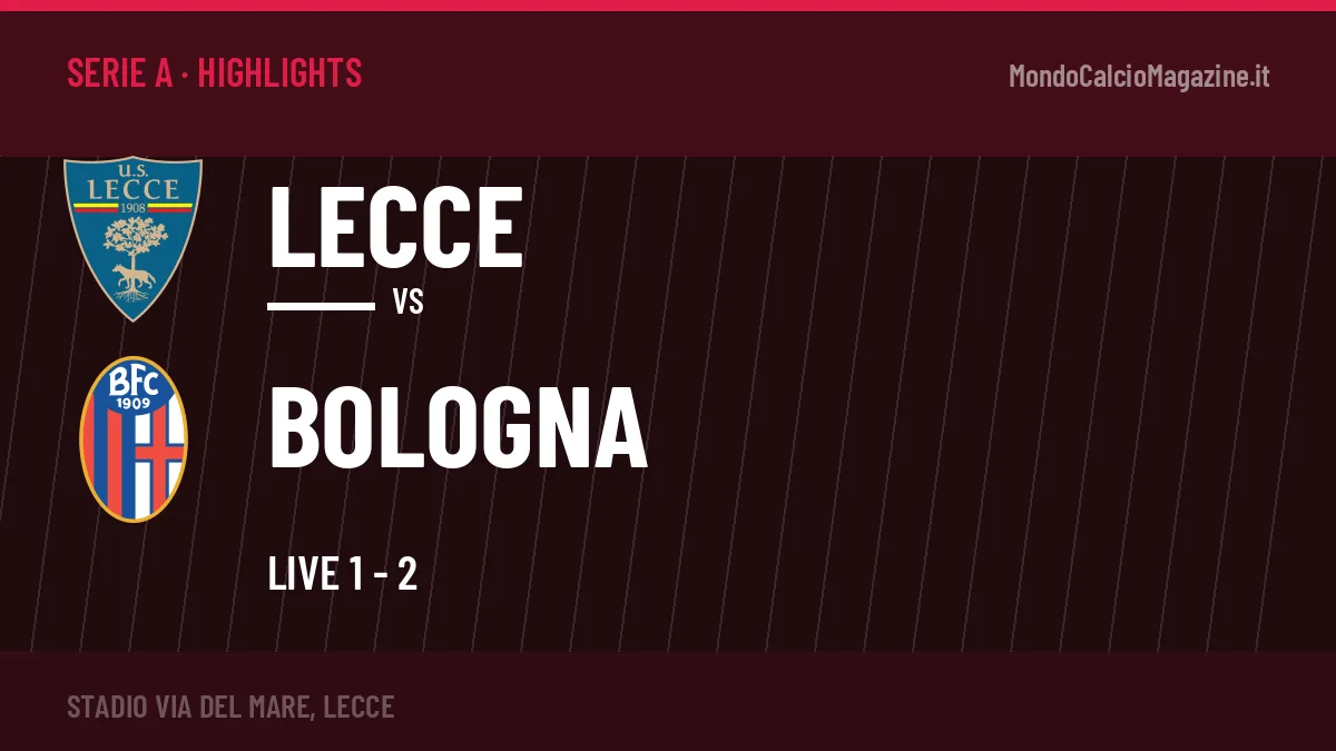 Highlights e gol Lecce-Bologna: la sintesi della 6ª giornata