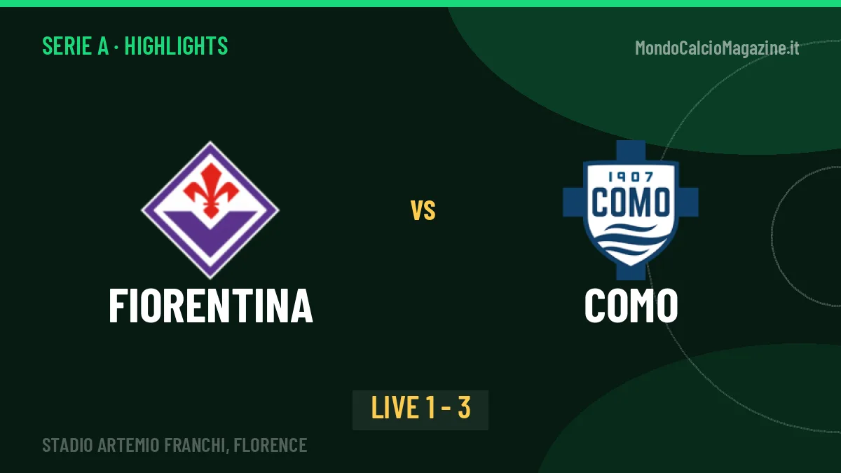 Fiorentina-Como, gli highlights: tutti i gol in video